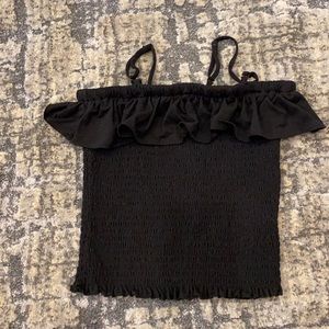 Black very cute crop top from mandi. Preloved and in great condition.